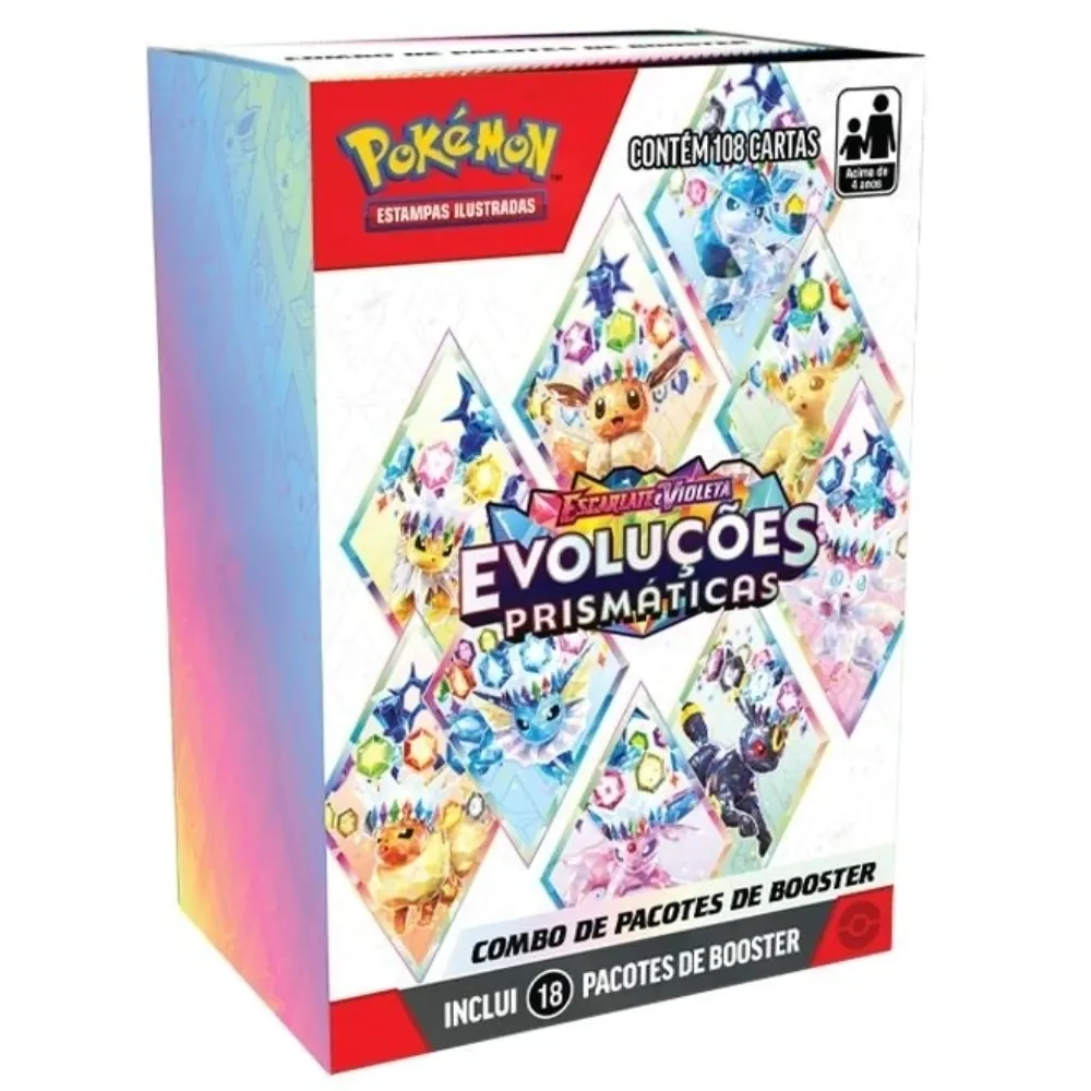 Combo de Booster Evoluções Prismáticas EV8.5